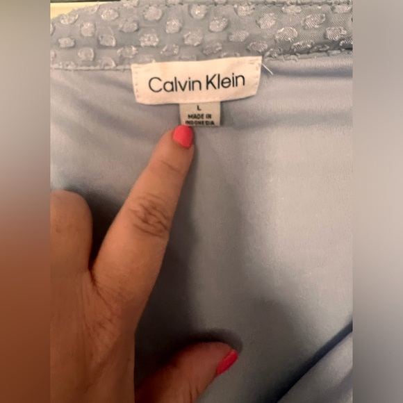 Calvin Klein light blue blue, size Large - Picture 2 of 3